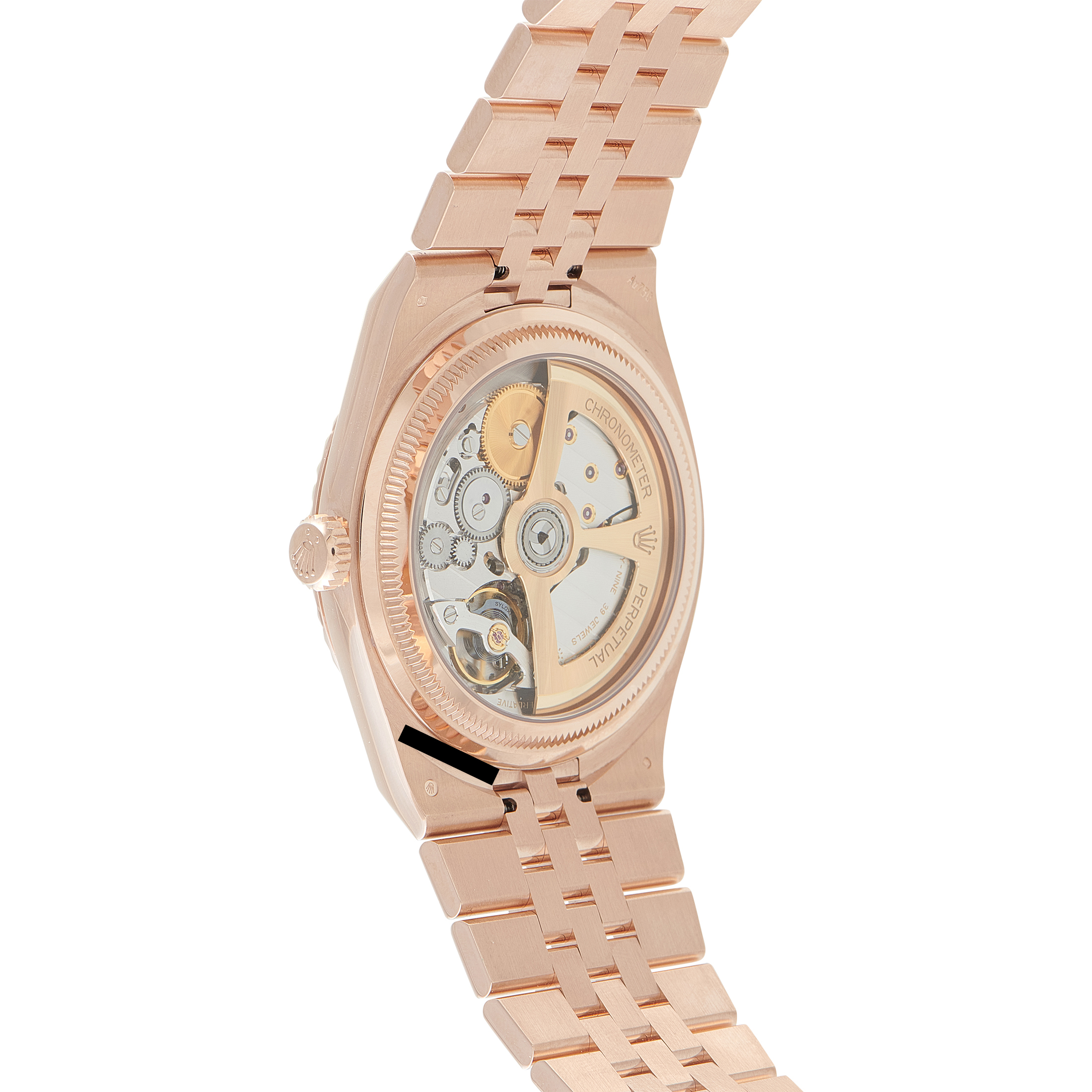 Rolex Land-Dweller 40 Everose Gold Flat Jubilee Watch 127335
