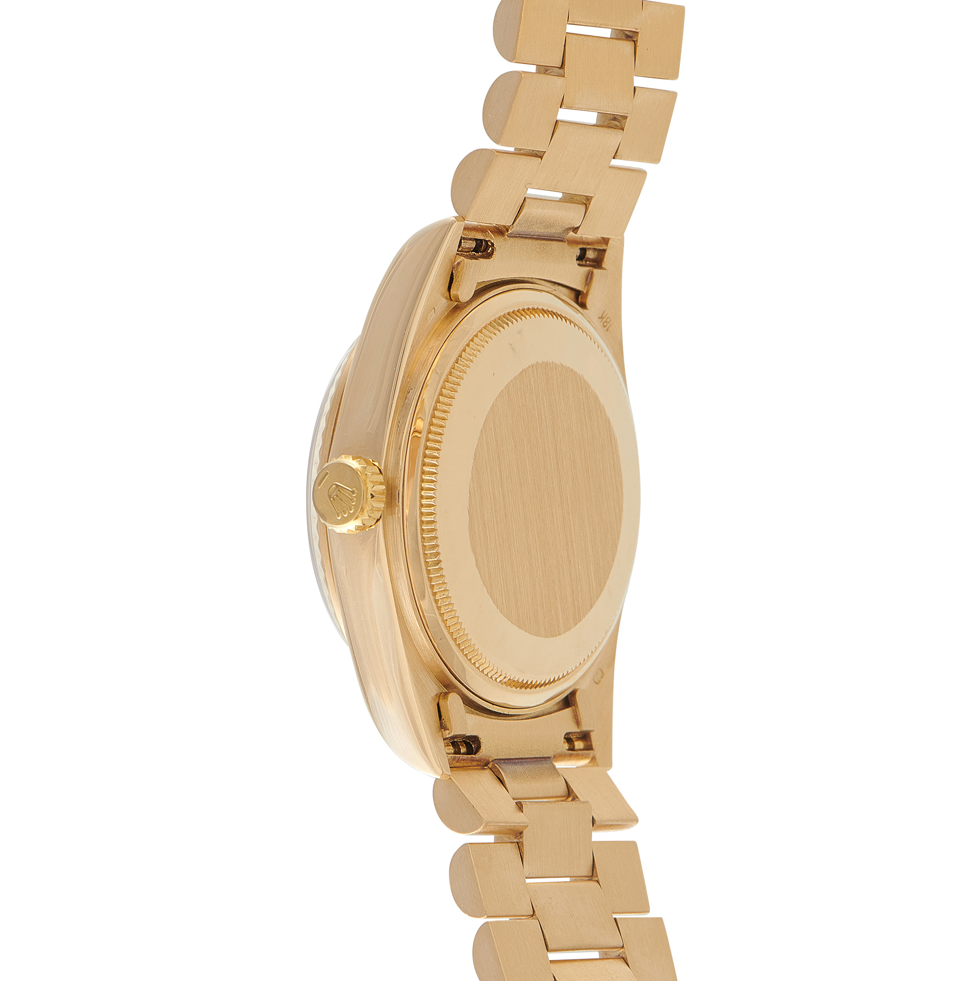 Rolex Day-Date Champagne Diamond Dial Yellow Gold President Watch 18038 - Image 3
