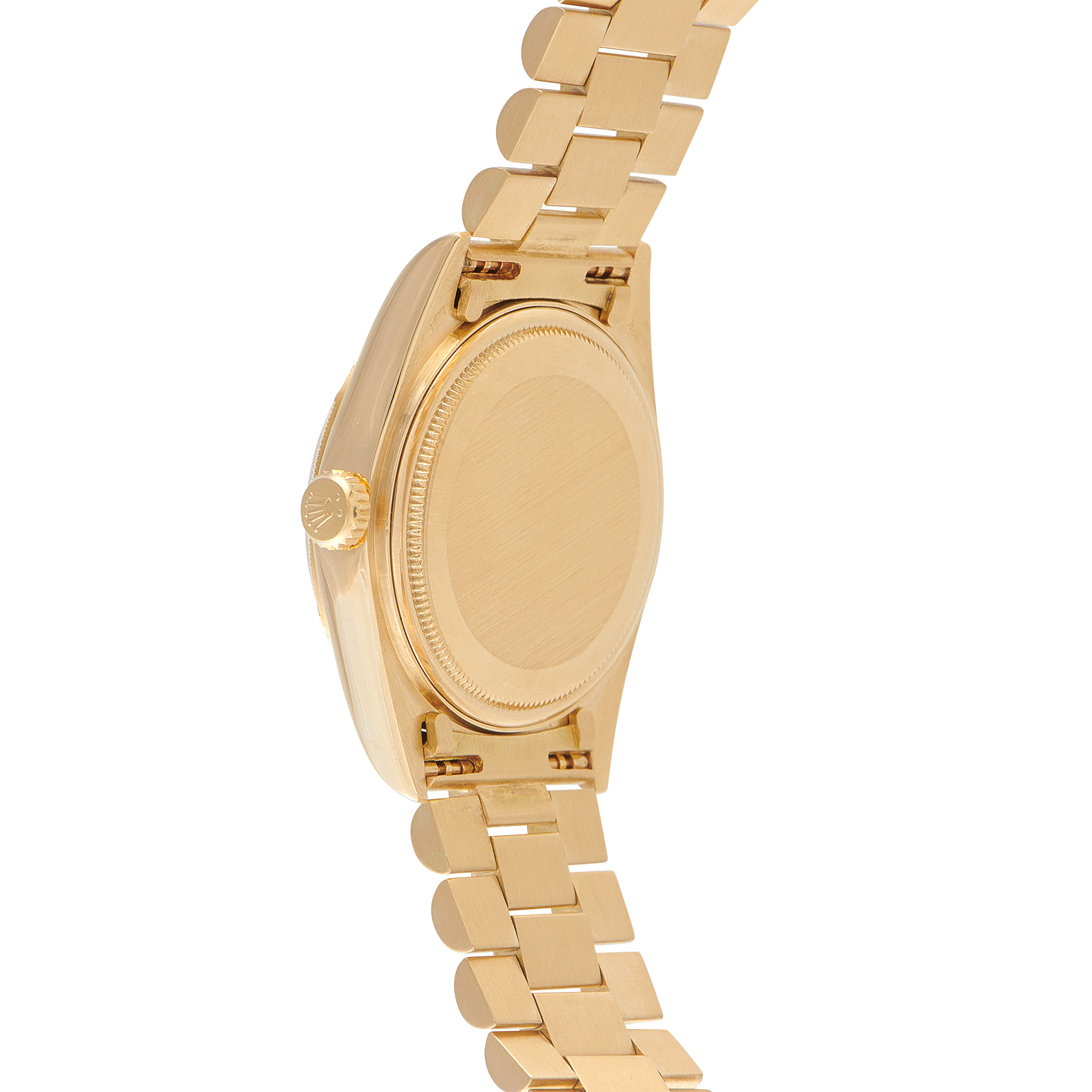 Rolex Day-Date 36 Bark Blue Dial Yellow Gold President Watch 18078 - Image 3