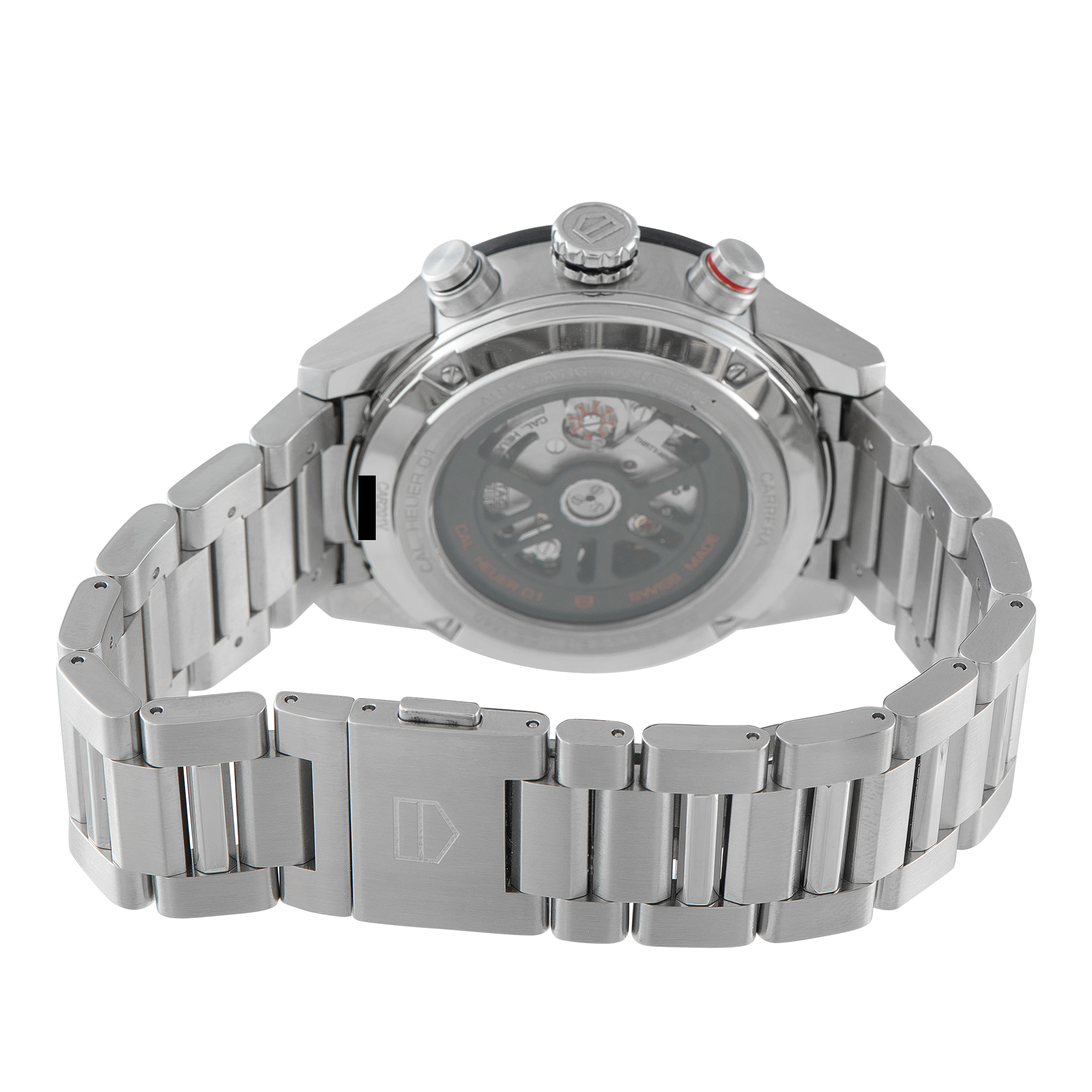 Tag Heuer Carrera Caliber Heuer 01 Chronograph Steel Watch wah5000