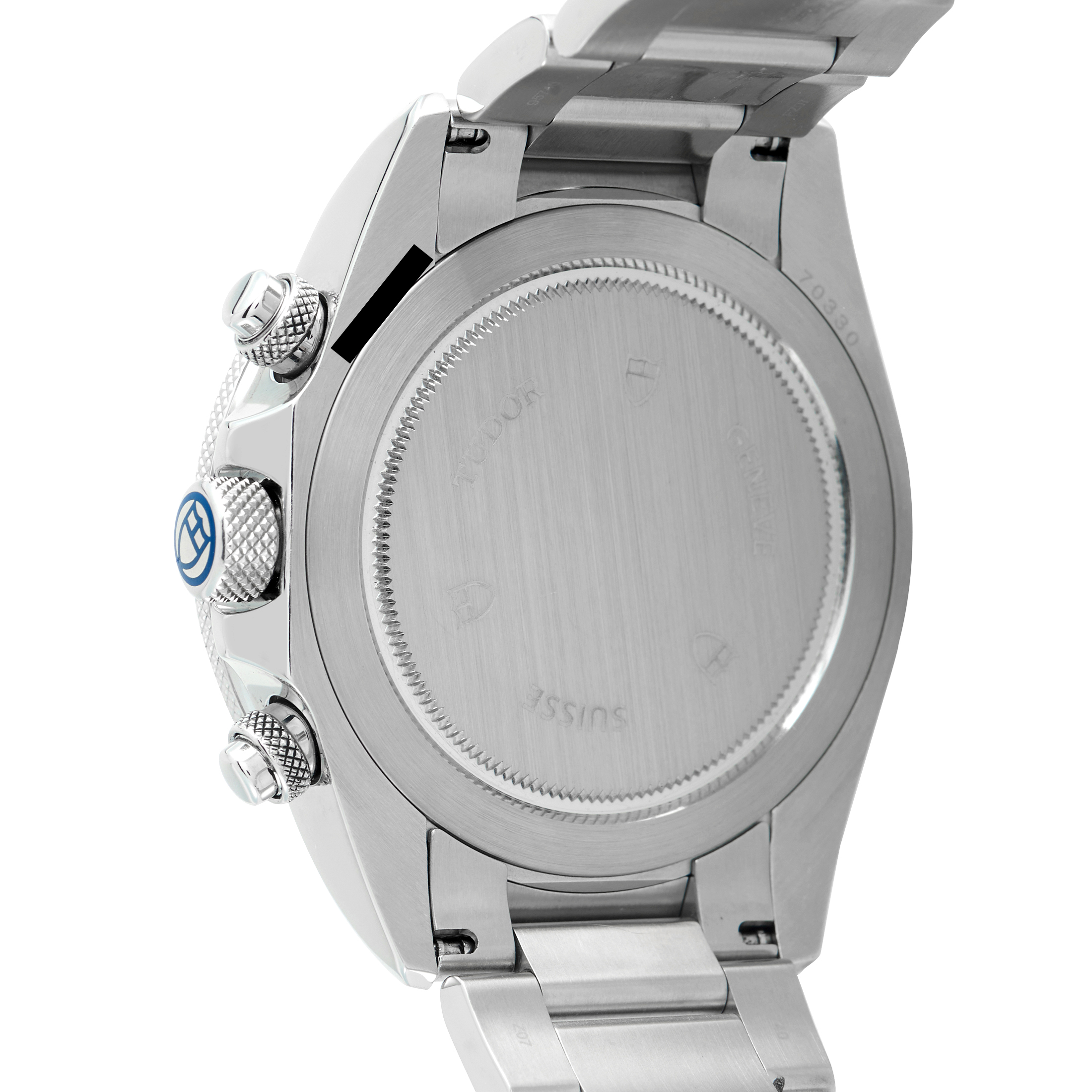 Tudor Heritage Chrono Blue Steel Watch 70330B - Image 3
