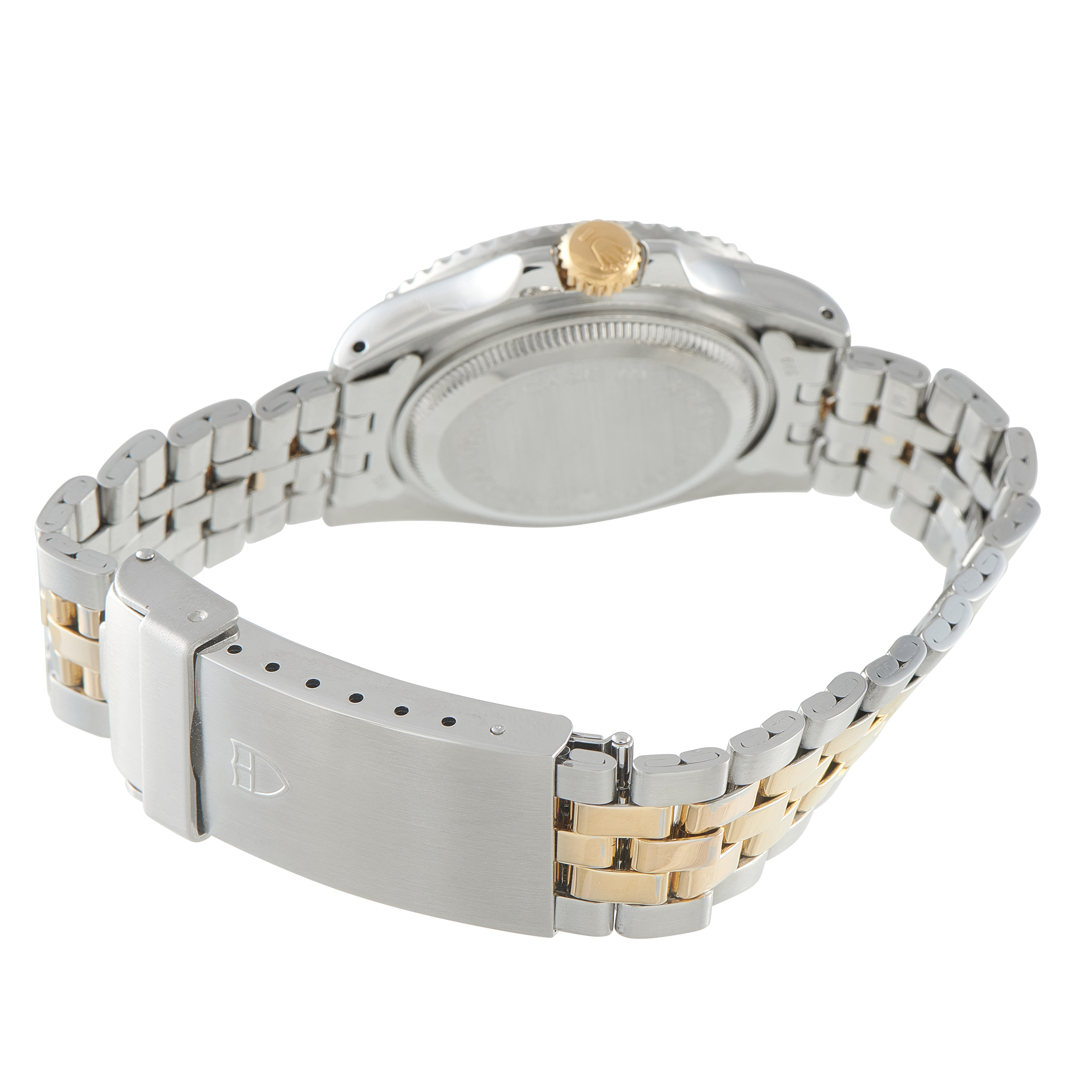 Tudor Prince Date Mini-Sub Blue Dial Two-Tone Watch 73193 - Image 4