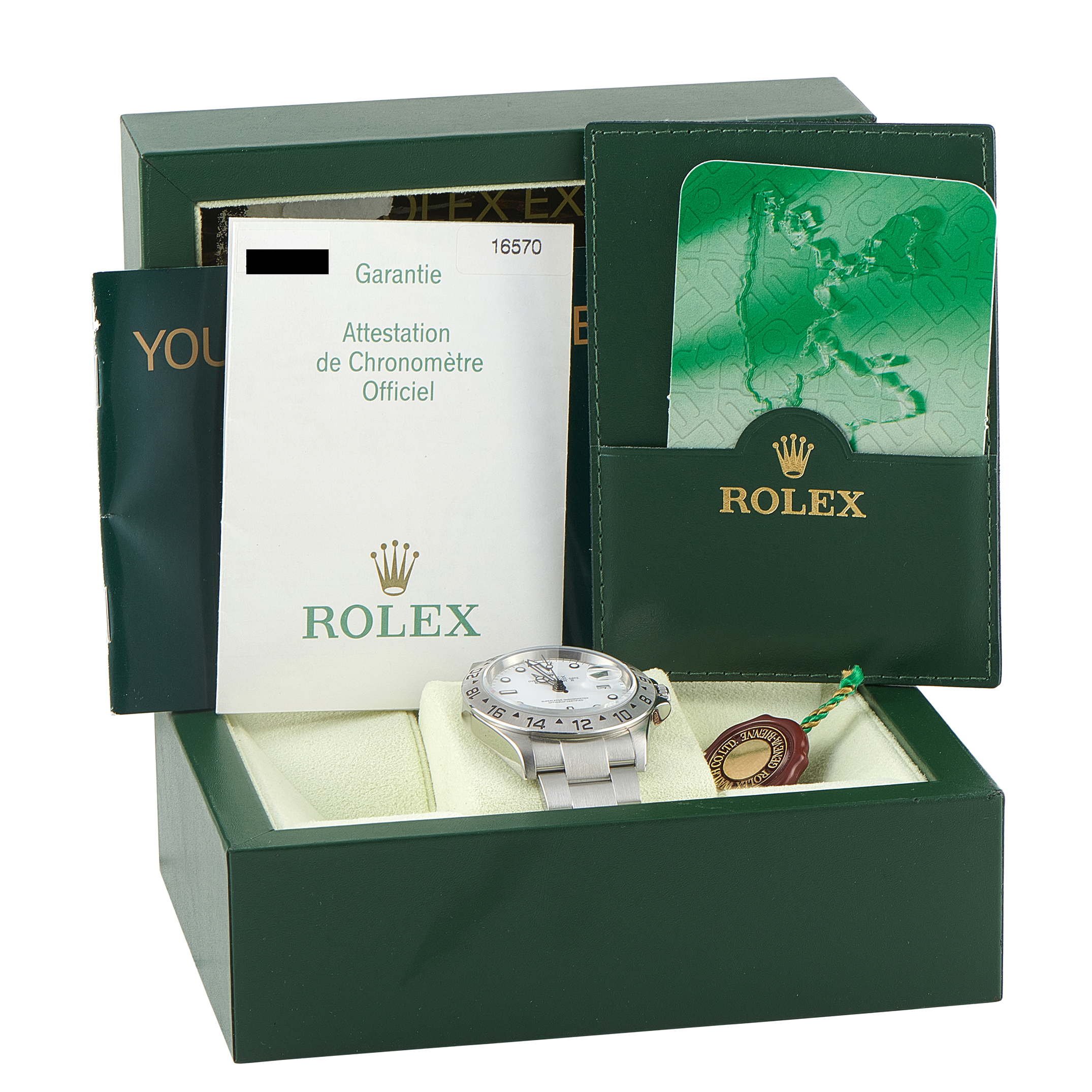 Rolex Explorer II Polar Dial Steel Watch 16570 - Image 5
