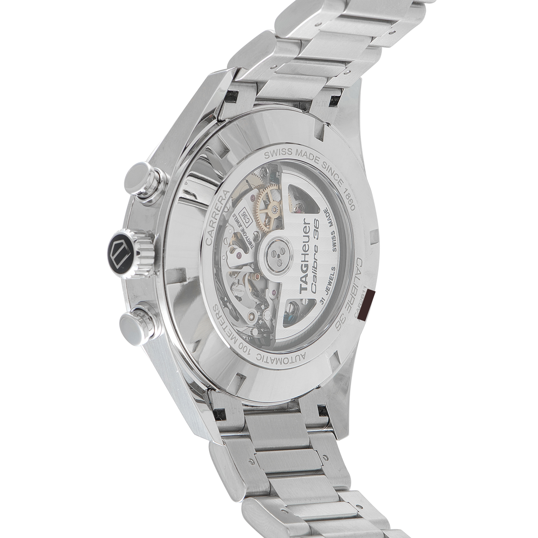 Tag Heuer Carrera Calibre 36 Flyback Chronograph Steel Watch CAR2B11.BA0799 - Image 3