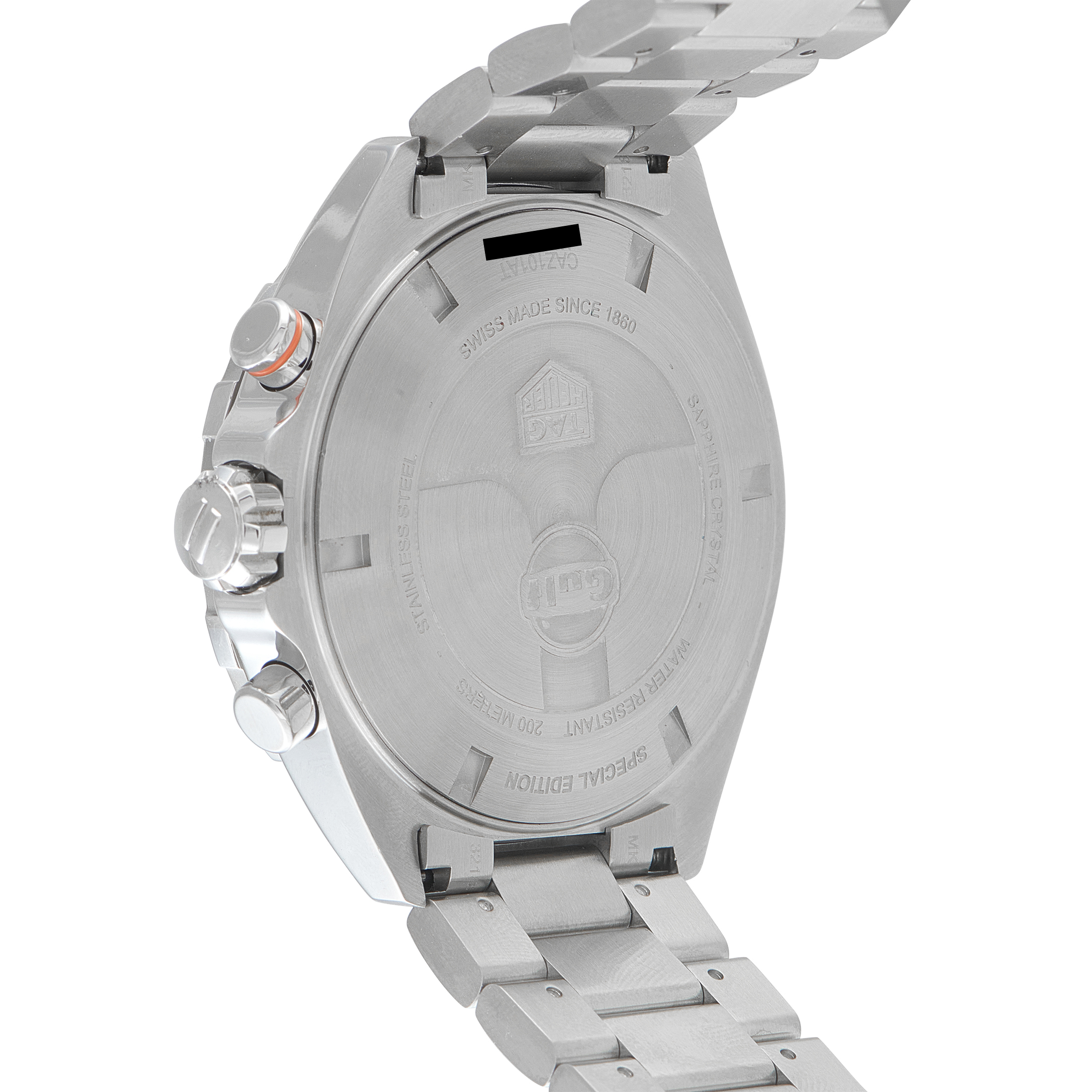 Tag Heuer Formula 1 Chronograph Gulf Special Edition Steel Watch CAZ101AT.BA0842 - Image 3