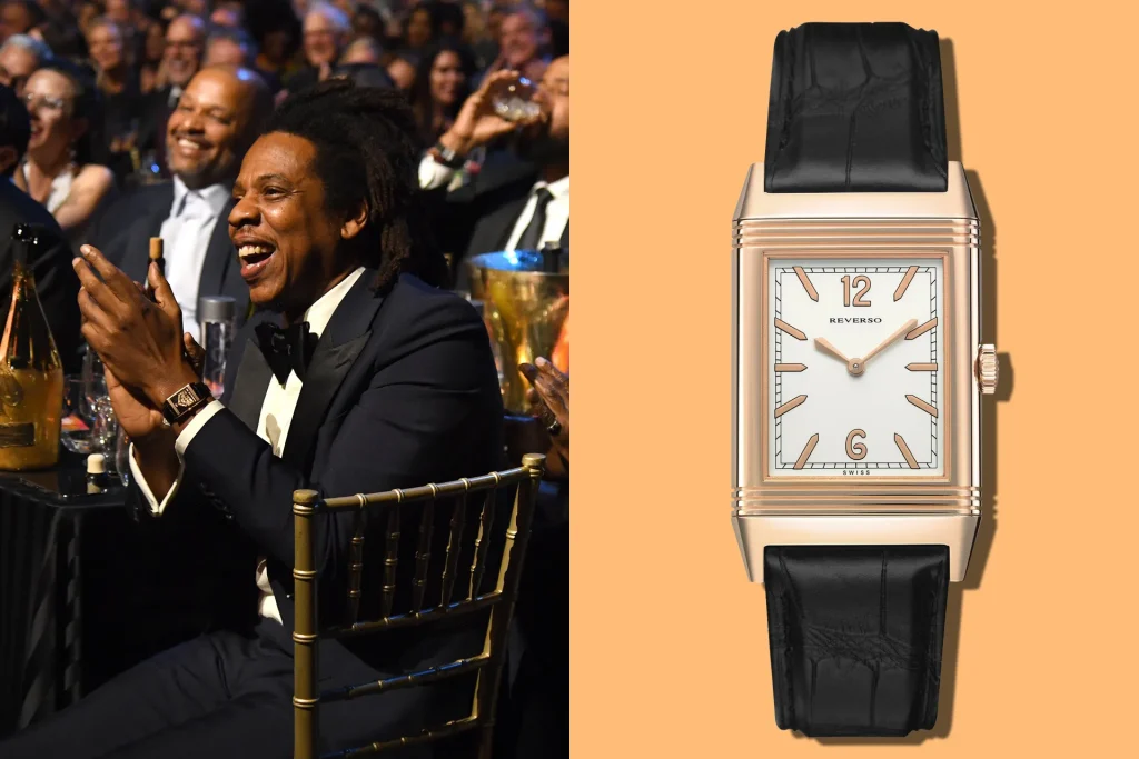 Jay-Z Wearing a Jaeger LeCoultre Reverso