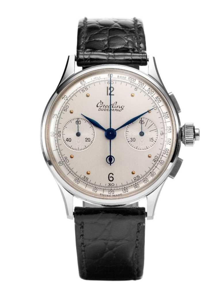 The Premier, Duograph and Datora chronographs were known for their attractive dials and elegant cases, often in solid gold.