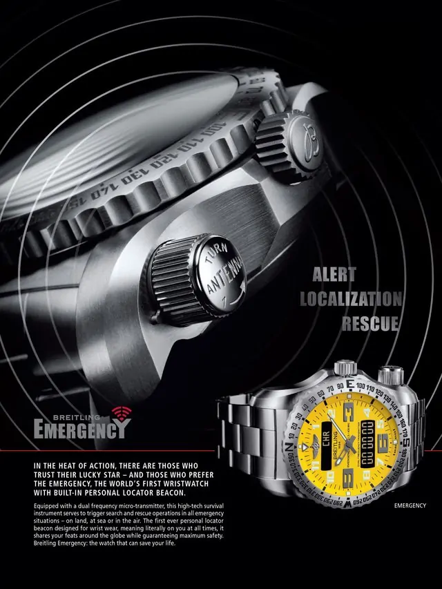 Breitling Emergency Ad