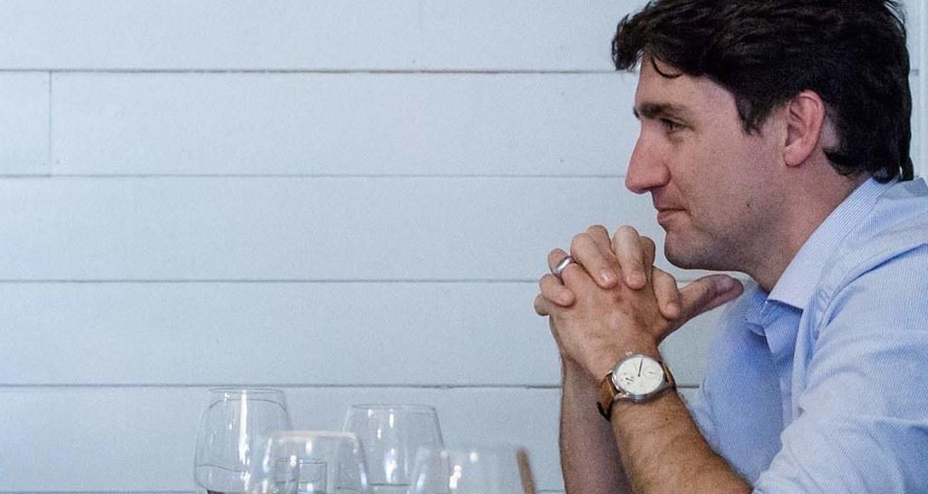 Justin Trudeau Wearing an IWC Regulator