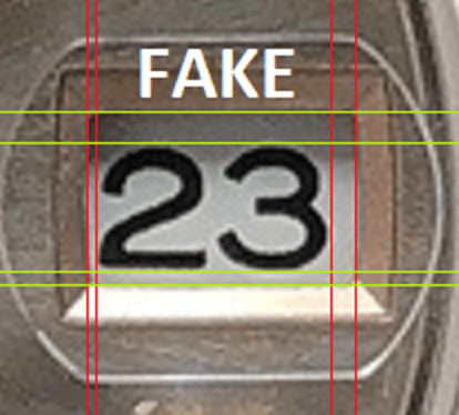 Fake Rolex cyclops date window