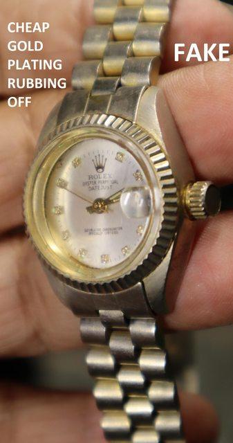 Fake Gold plated Rolex