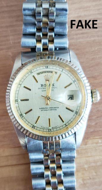 Fake two tone Rolex Day-Date