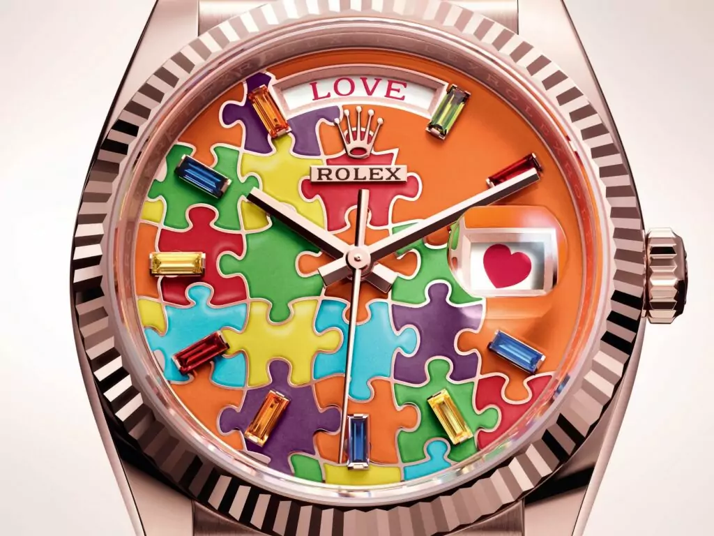 2023 Rolex Day-Date Puzzle Dial with Emotion Day Window and Emoji Date Window