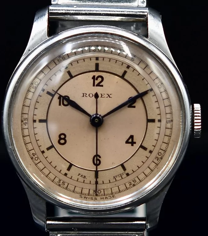 2942 circa 1937 with a "Double Swiss" sector dial