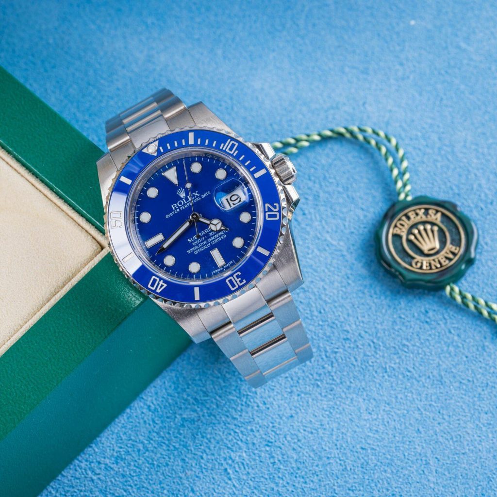 Rolex Smurf Submariner Submariner Reference 116619LB