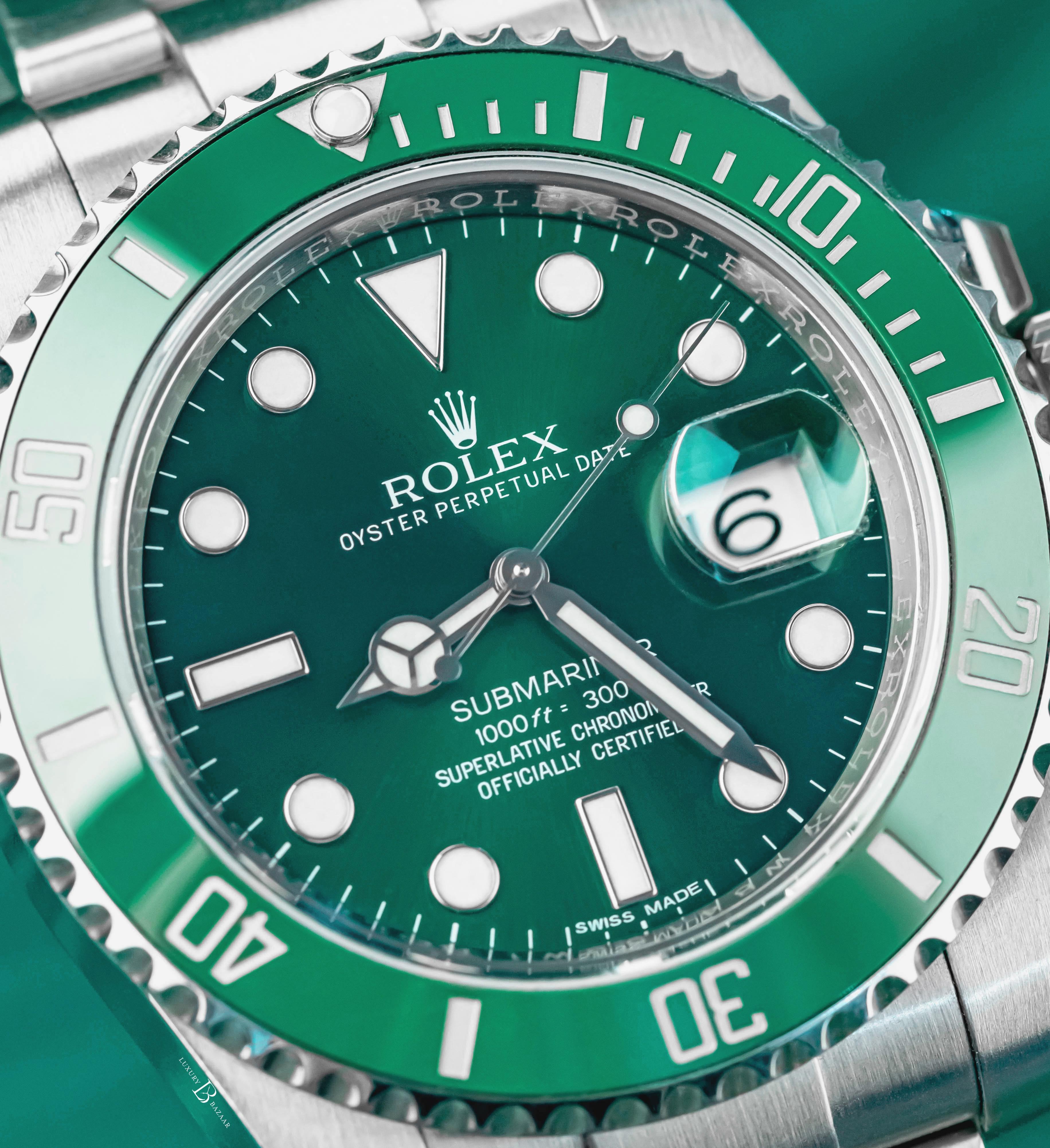Rolex  “Hulk”  Submariner Date Reference 116610LV