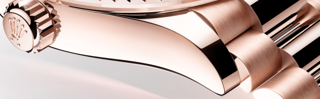 Rolex's Everose gold alloy debuted in 2005. Photo credit: Rolex