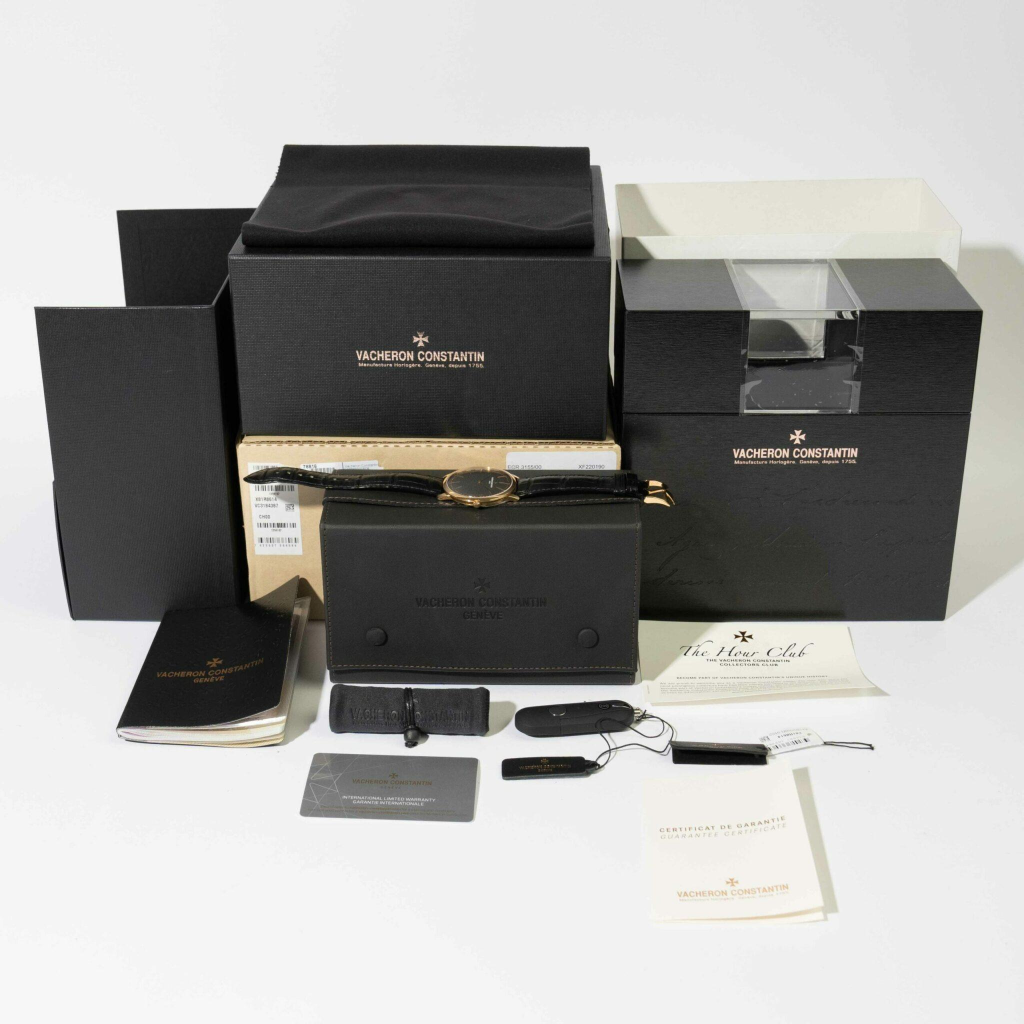 Vacheron Constantin box and papers