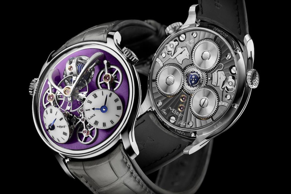 The Limited MB&F LMX Paris Edition Watch back and front