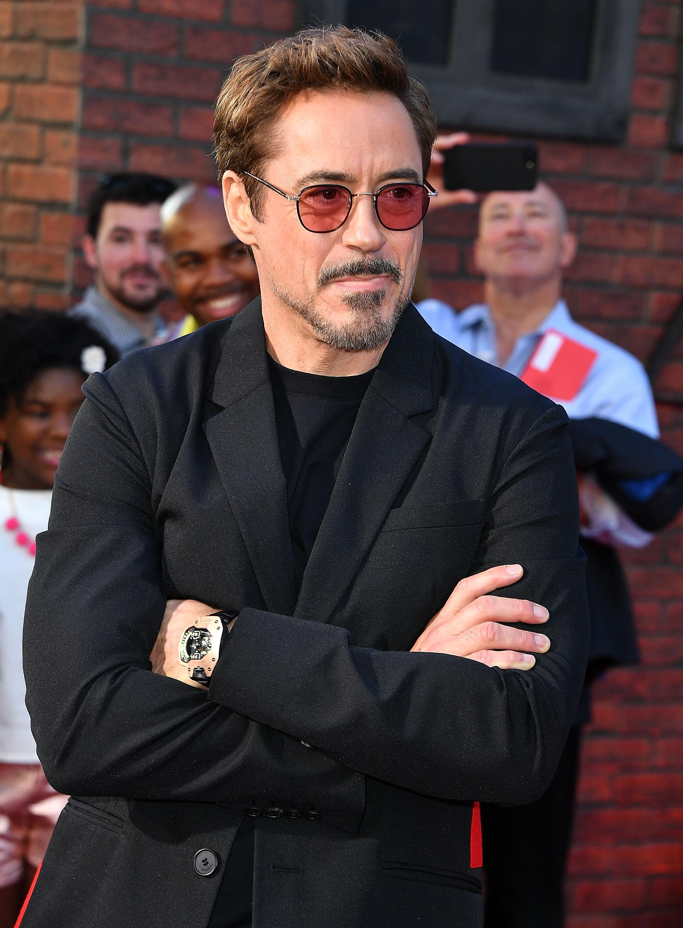 HOLLYWOOD, CA - JUNE 28:  Robert Downey Jr. arrives at the Premiere Of Columbia Pictures' "Spider-Man: Homecoming" at TCL Chinese Theatre on June 28, 2017 in Hollywood, California.  (Photo by Steve Granitz/WireImage)