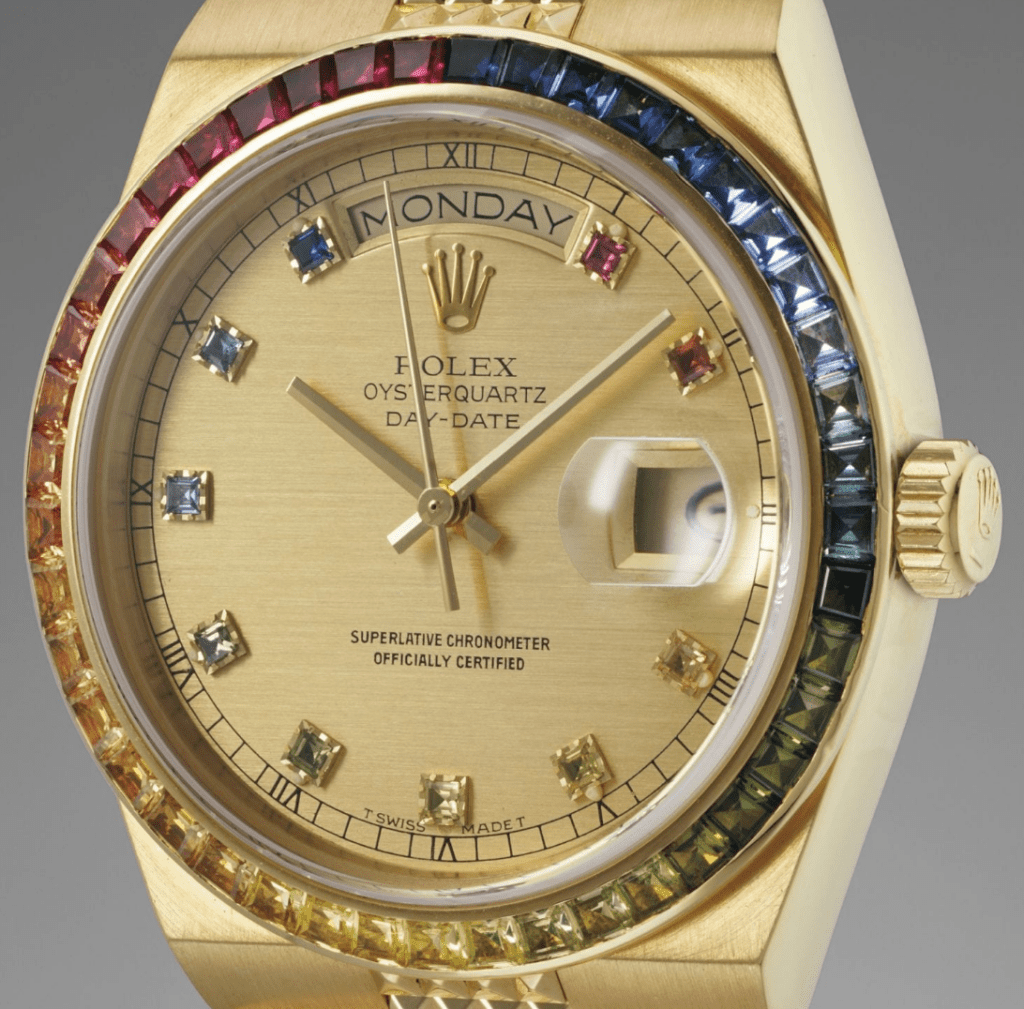 19178 rainbow sapphire gradient bezel Rolex