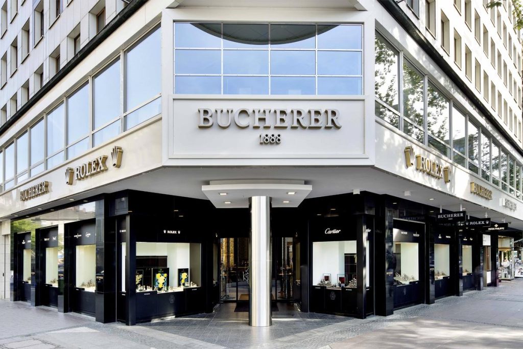 Bucherer in Fankfurt, Kaiserstrasse. Image by Bucherer