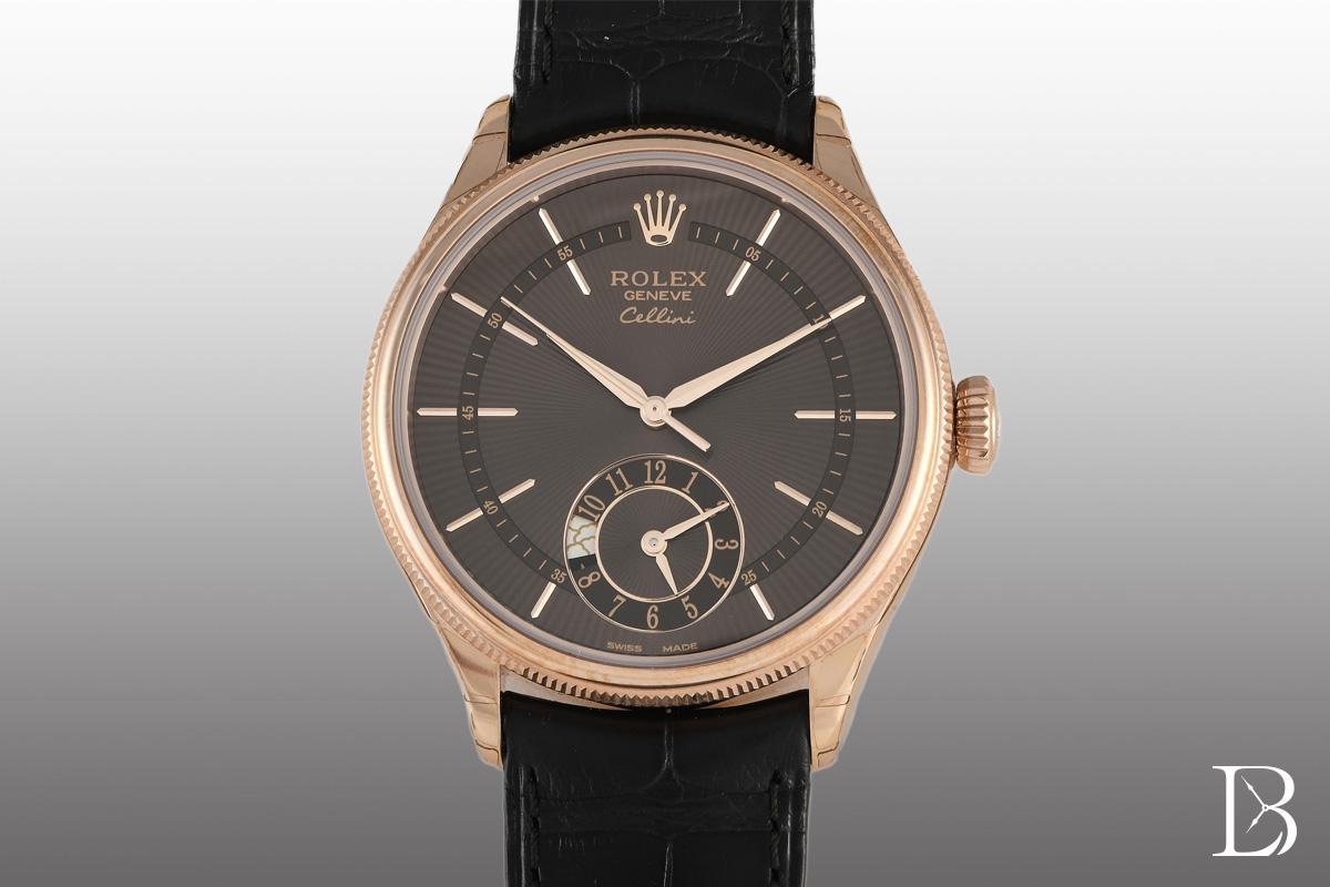 Rolex Cellini Dual Time Khanjar Watch Ref 50525