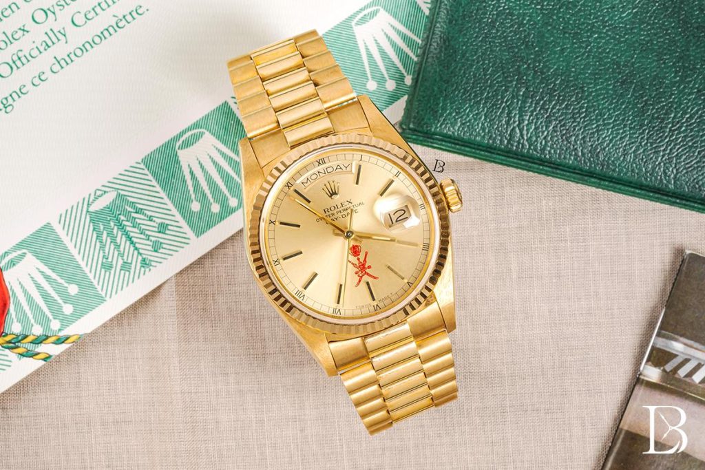 Rolex Day-Date 36 Champagne Khanjar Ref 18038