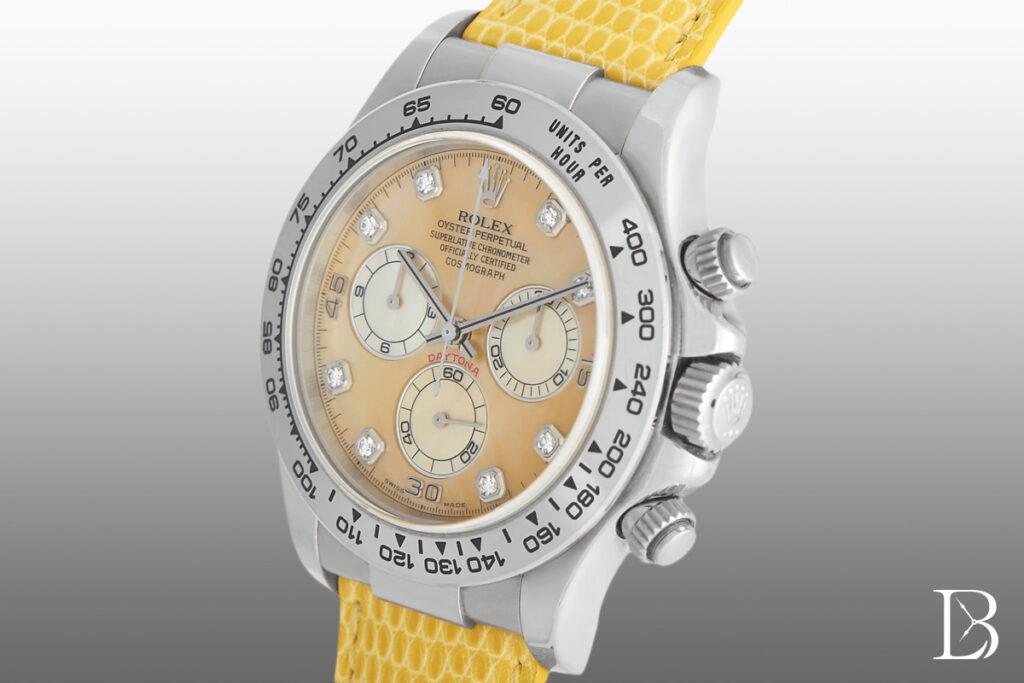 Rolex Yellow Daytona Beach Ref 116519
