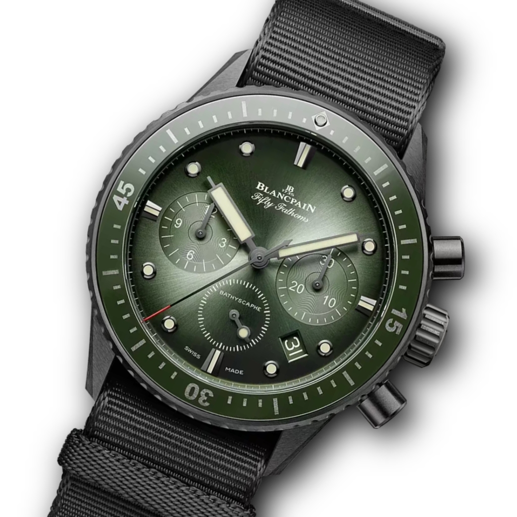 Ceramic Bathyscaphe Chronographe Flyback, ref. 5200 0153 NABA. Photo: Blancpain