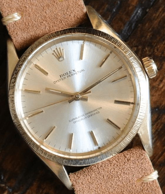 Rolex 1023 with straw bezel