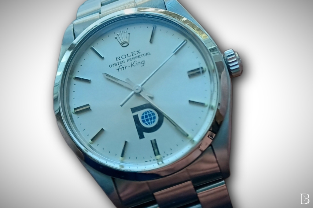 Rolex Air-King ref. 5500 with Pool Intairdril logo dial
