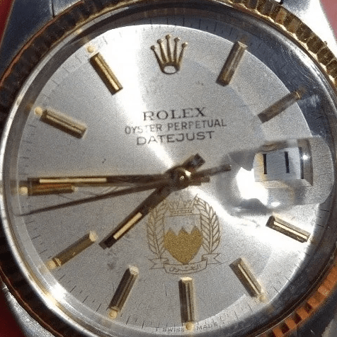 Rolex 16013 Datejust with Bahrain Defense Force dial
