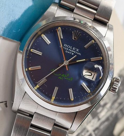 Rolex OP Date ref. 1500 with unknown Arabic signature dial