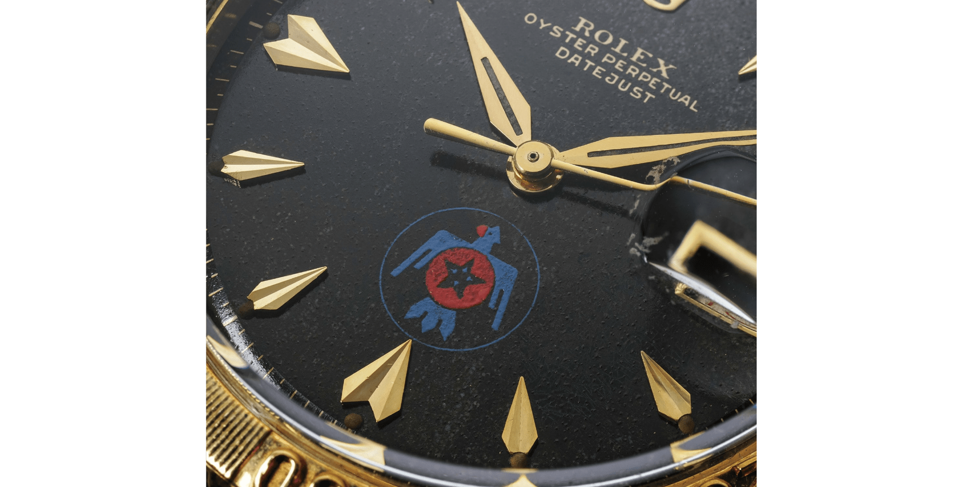 Rolex Datejust Turn-O-Graph ref. 6609 circa 1958 with USAF Thunderbirds logo dial