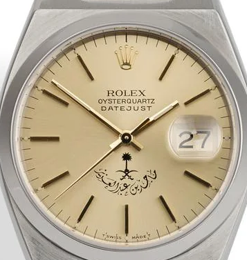 Rolex Datejust Oysterquartz ref. 17000 with "Governor of Mecca" dial