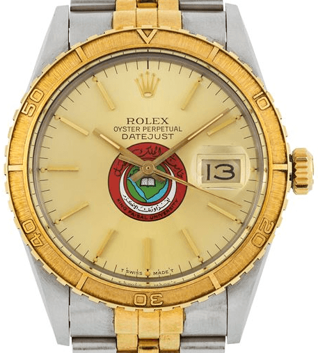 Rolex Turn-O-Graph ref. 16253 with King Faisal University logo dial