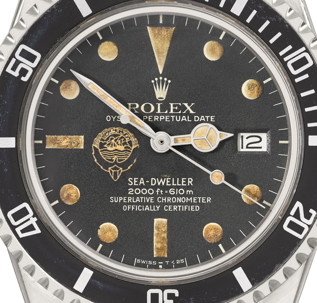 Rolex Sea-Dweller ref. 1665 circa 1978 with Kuwaiti Coat of Arms dial