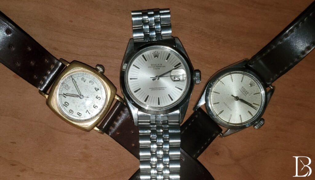 3 old Rolexes