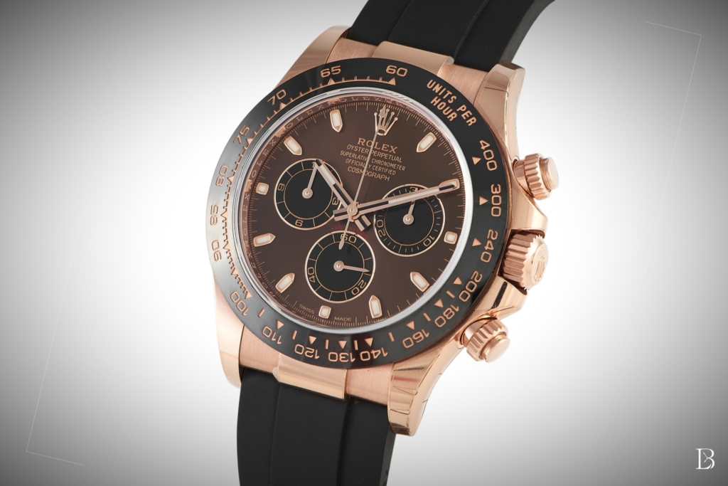 Rolex Daytona ref. 116515LN on Oysterflex bracelet