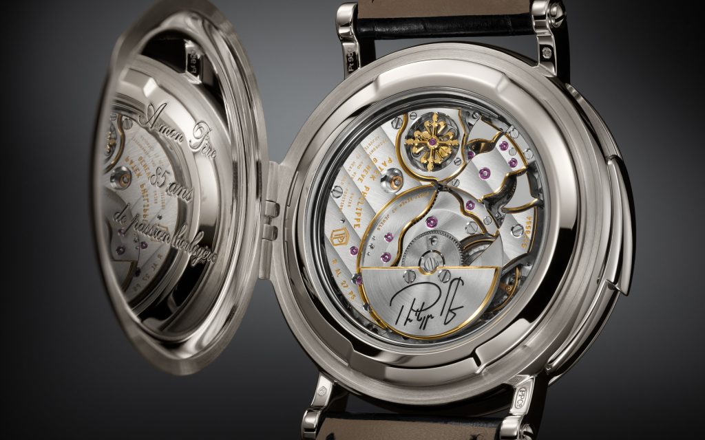 Patek Philippe Minute Repeater Alarm Reference 1938P-001 caseback