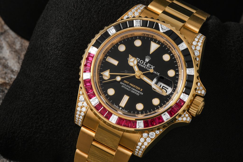 The "Icy Coke" ref 126758 RUSA comes with cuff links, one of the most likely Rolex accessories that we'll see