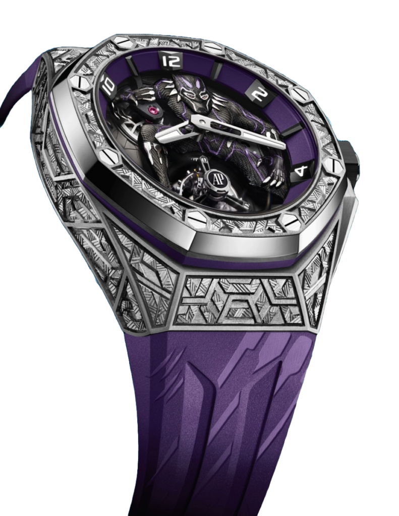 Most expensive watch from AP: Engraved Black Panther Concept