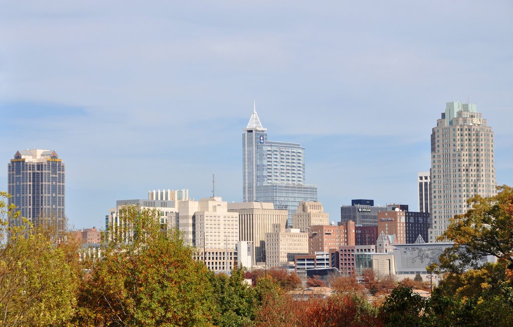 Raleigh skyline