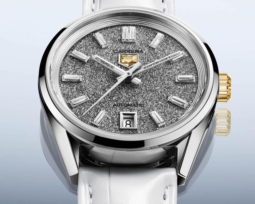 LVMH Watch Week 2024 - TAG Heuer Carrera Date Plasma Diamant d’Avant-Garde with Yellow Diamonds