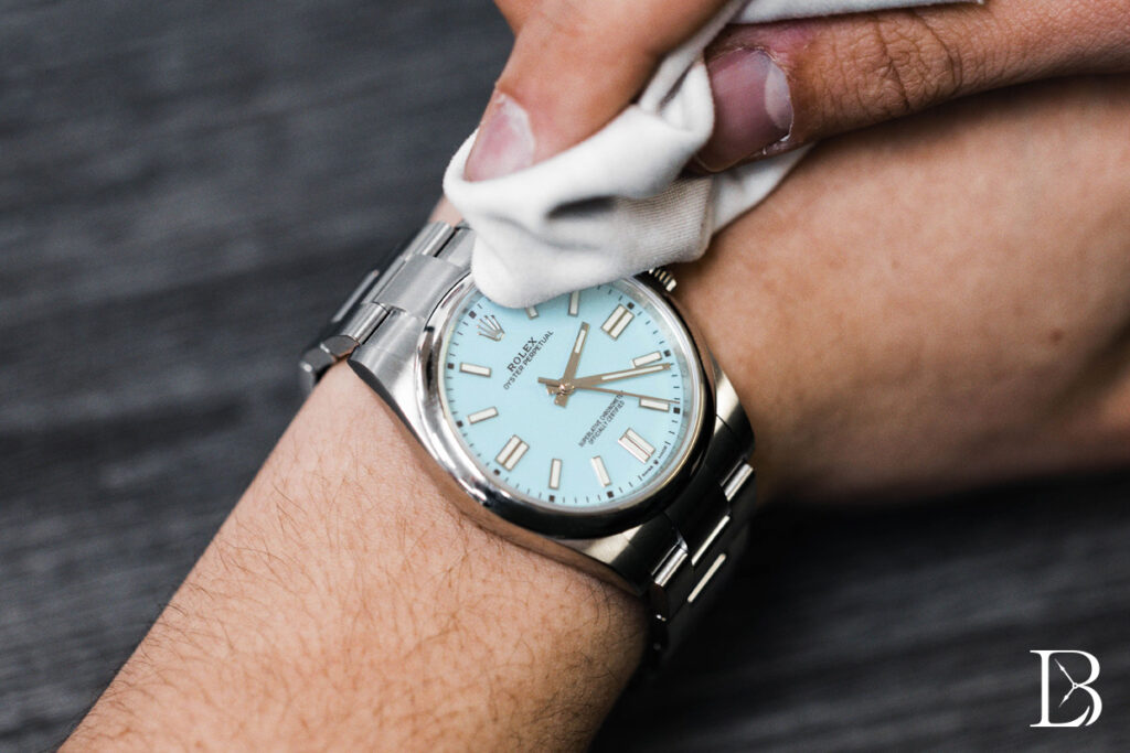 Turquoise Rolex Oyster Perpetual