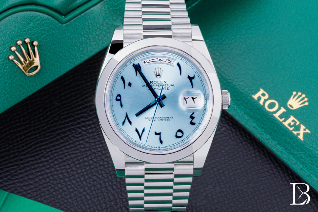 Platinum Rolex with Eastern Arabic dial