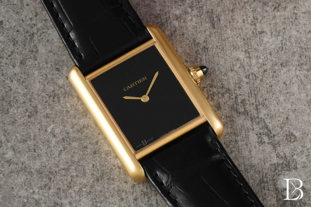 Cartier makes several yellow gold watches for men