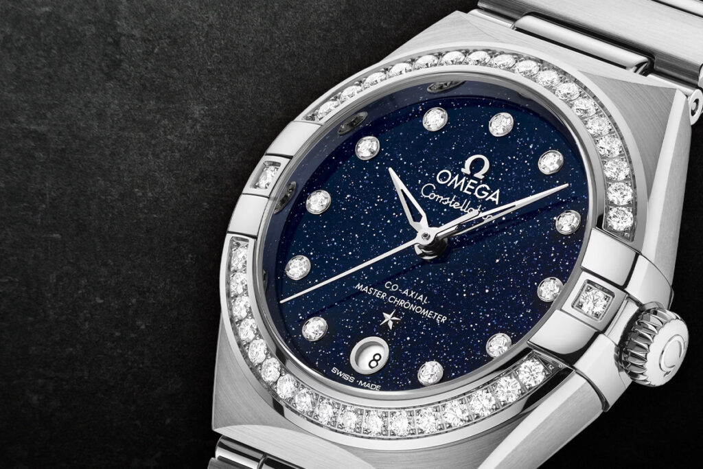 The 29mm Omega Constellation makes a great Valentine's Day gift