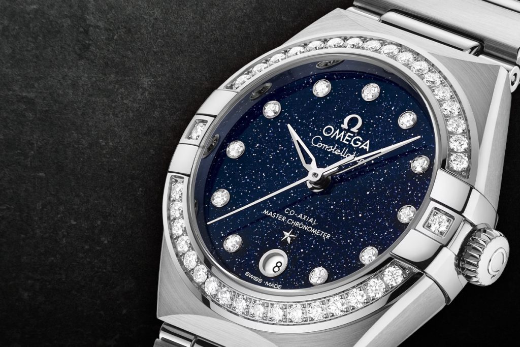 The 29mm Omega Constellation makes a great Valentine's Day gift